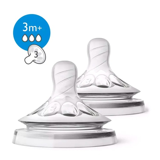 [SCY964/02] PHILIPS AVENT TETINE NATURAL 3M+