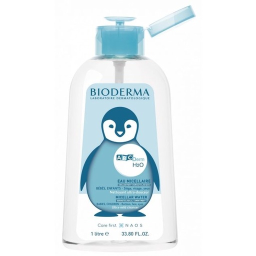 ABCDerm h2o eau micellaire l 1L