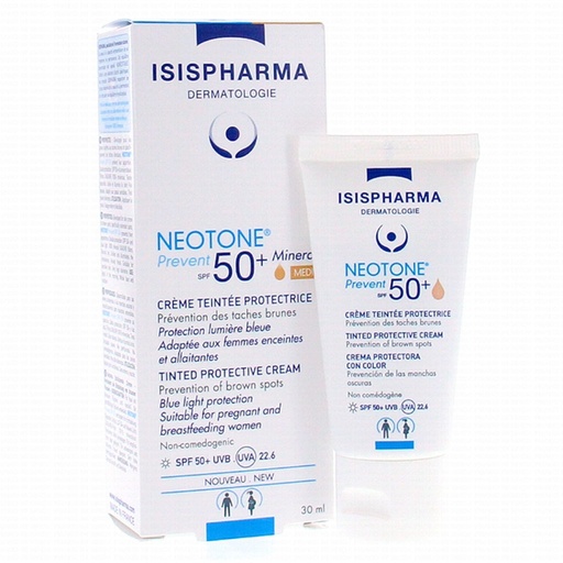 ISISPHARMA NEOTONE PREVENT SPF50+ MINERAL TEINTE MEDIUM | 30ML